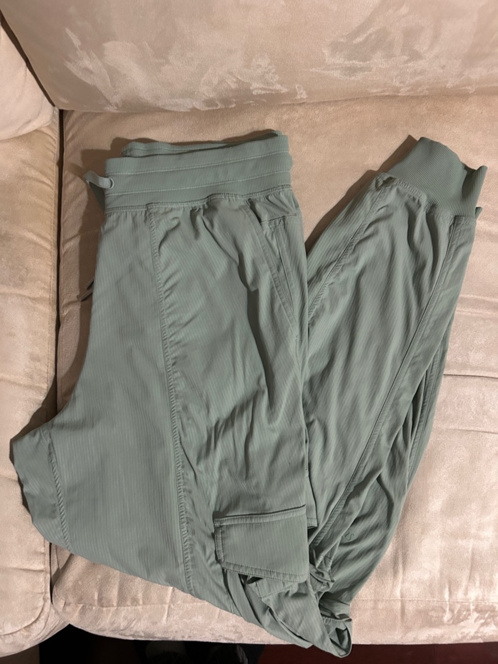 Lululemon Dance Studio Relaxed-Fit Mid Rise Cargo Jogger Grey Eucalyptus Medium